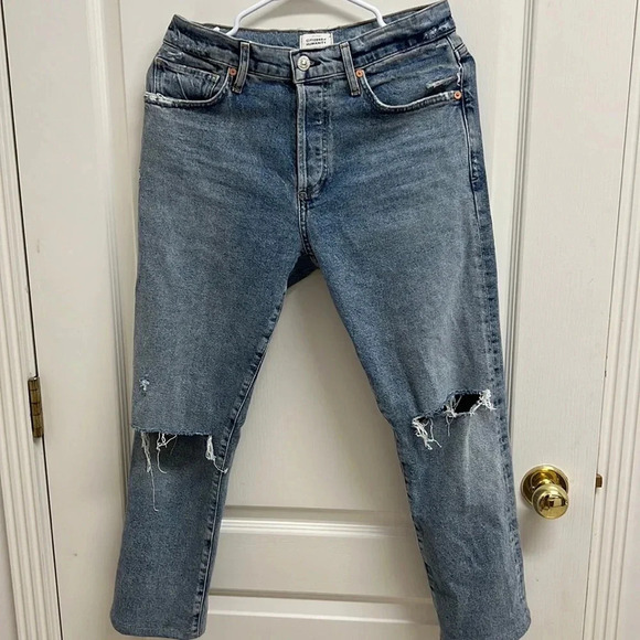 Citizens of Humanity Emerson Denim Blue Jeans Distressed | Size  27 - Picture 4 of 11